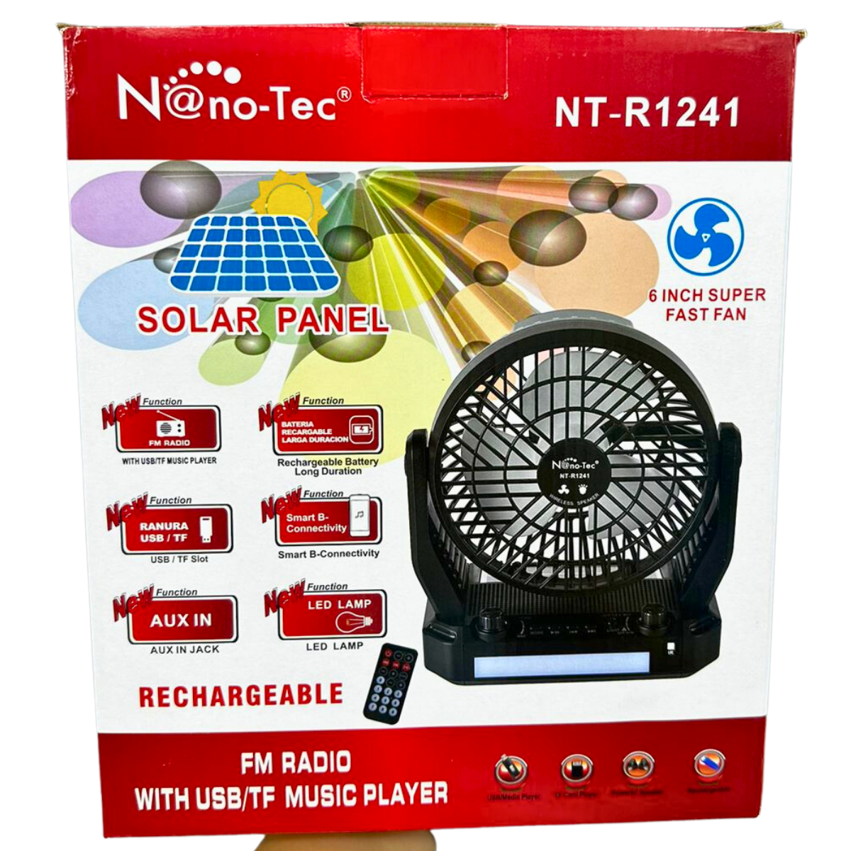 Ventilador reargable nanotec nt r1241 Comprar tienda onlineshoppingcenterg Colombia centro de compras en linea